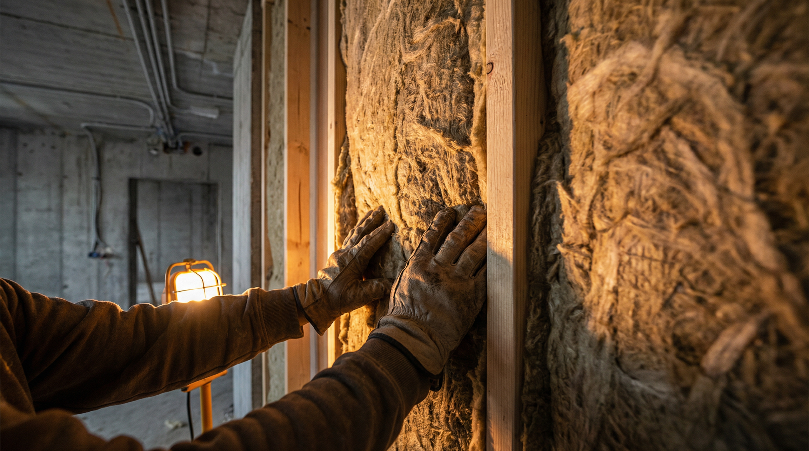 Professional insulation installation in Teesside home